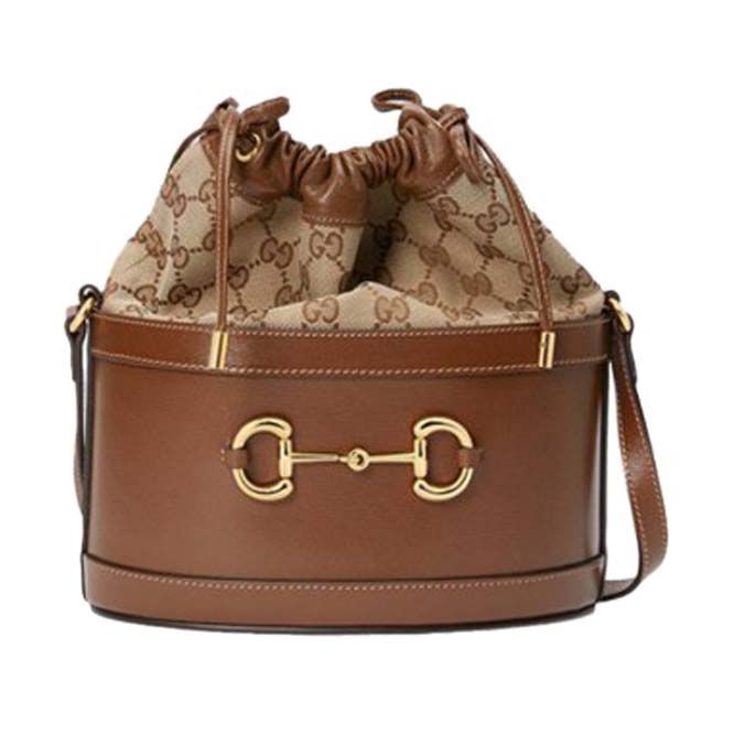 GUCCI 1955 HORSEBIT BUCKET BAG 602118 (25*22*12cm)